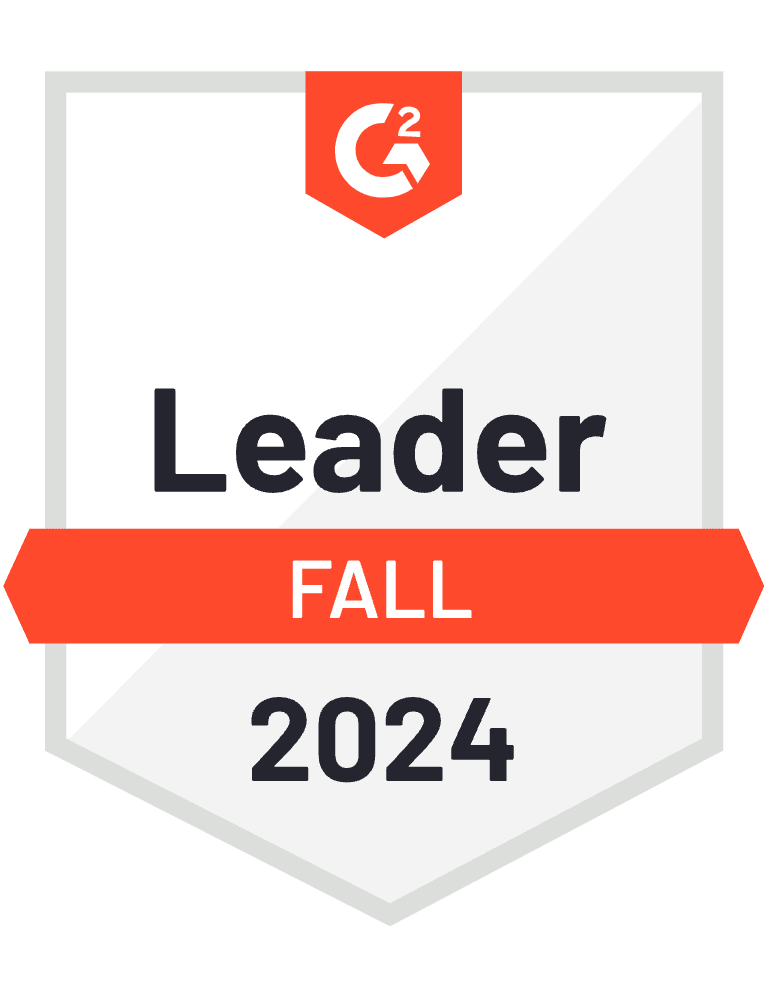 G2 Badge Winner - "Leader" for Fall 2024