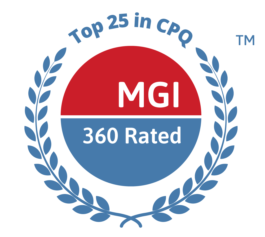 MGI 360 Rated - Top 25 in CPQ Badge