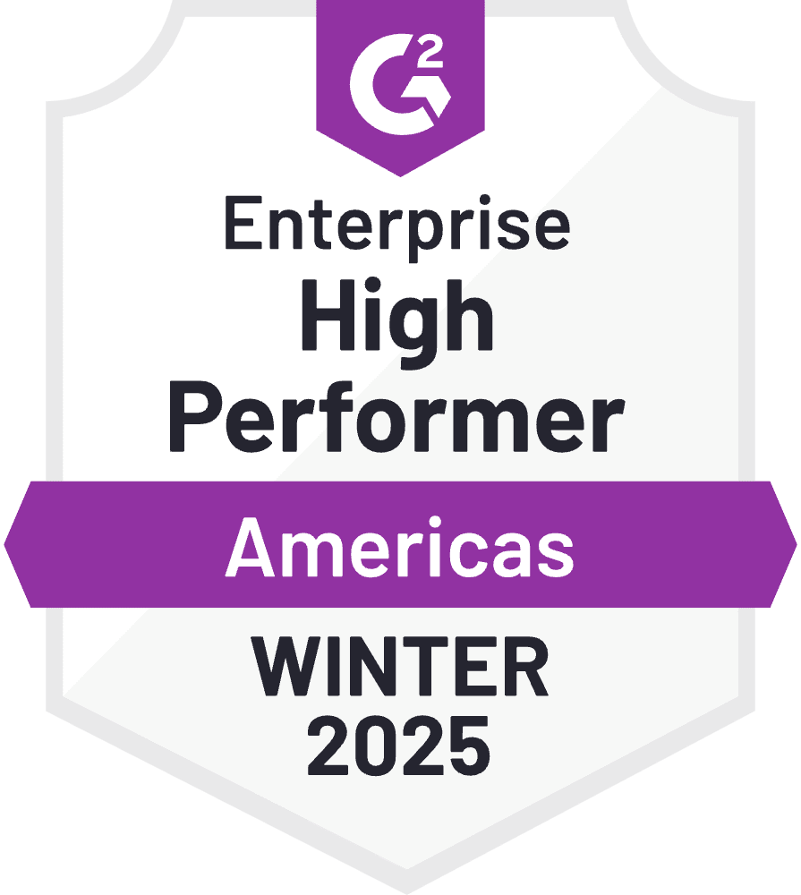 Americas CPQ Enterprise High Performer G2 Badge for 2025