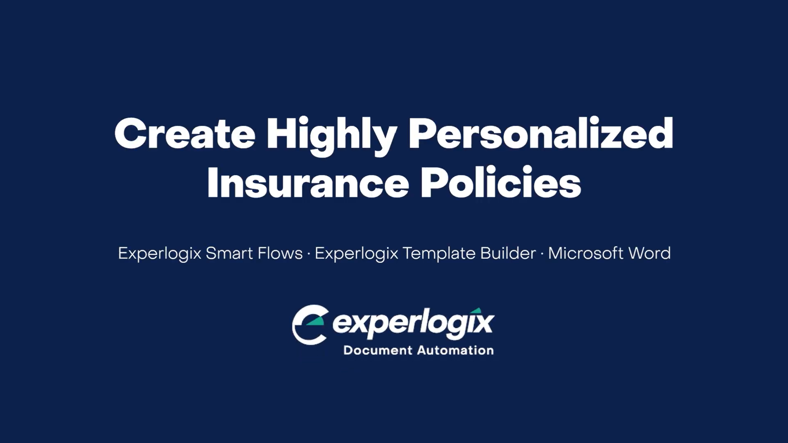 [Demo] Create Highly Personalized Insurance Policies