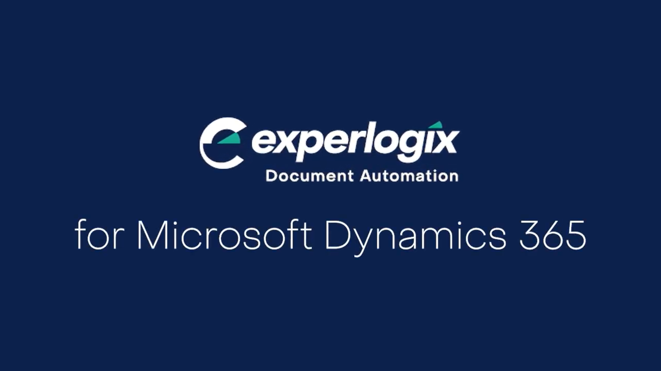 Experlogix Document Automation for Microsoft Dynamics 365 &#8211; Key Capabilities Overview