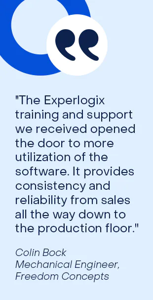 Experlogix testimonial mobile