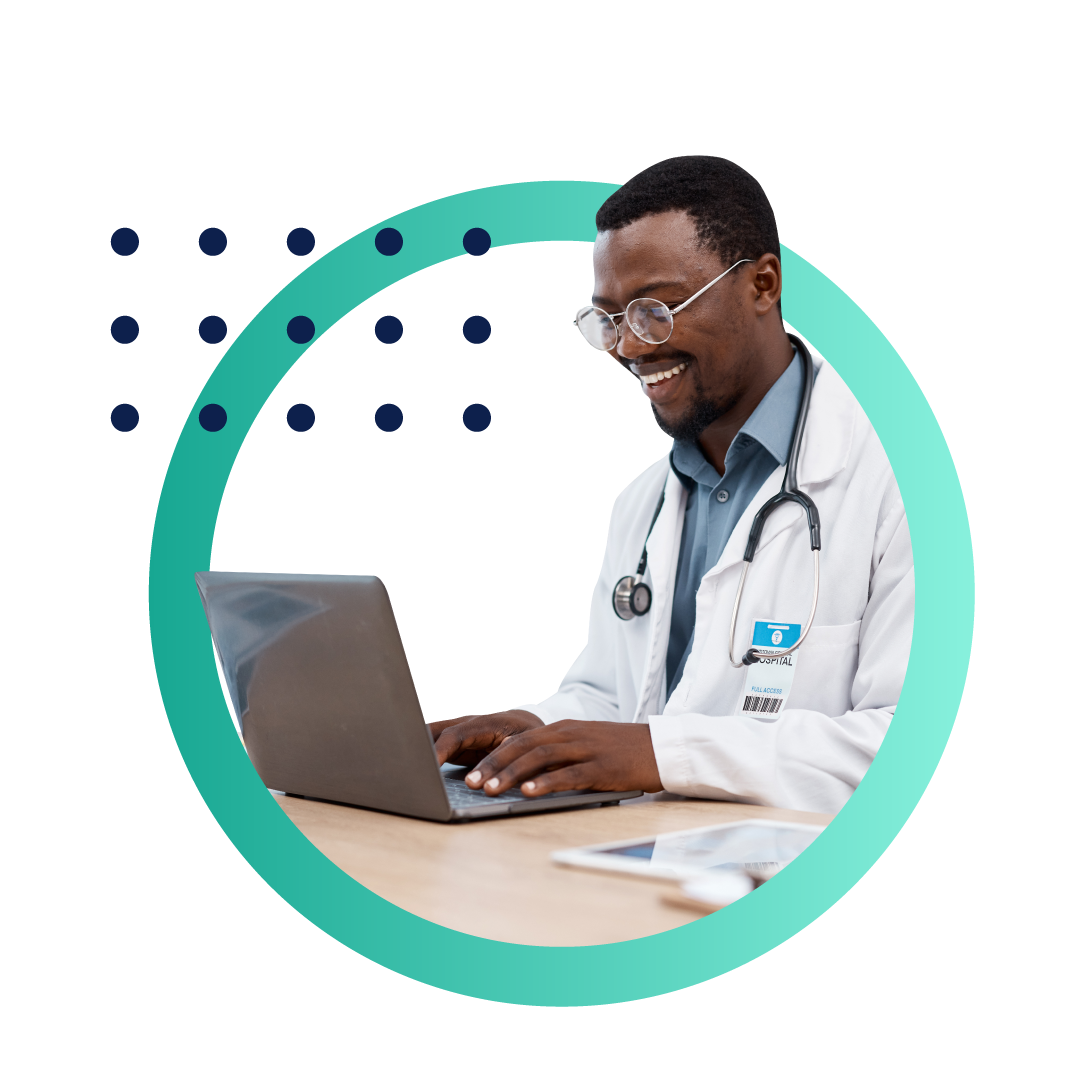 Experlogix Digital Commerce product screenshot in a laptop showing uniform management.