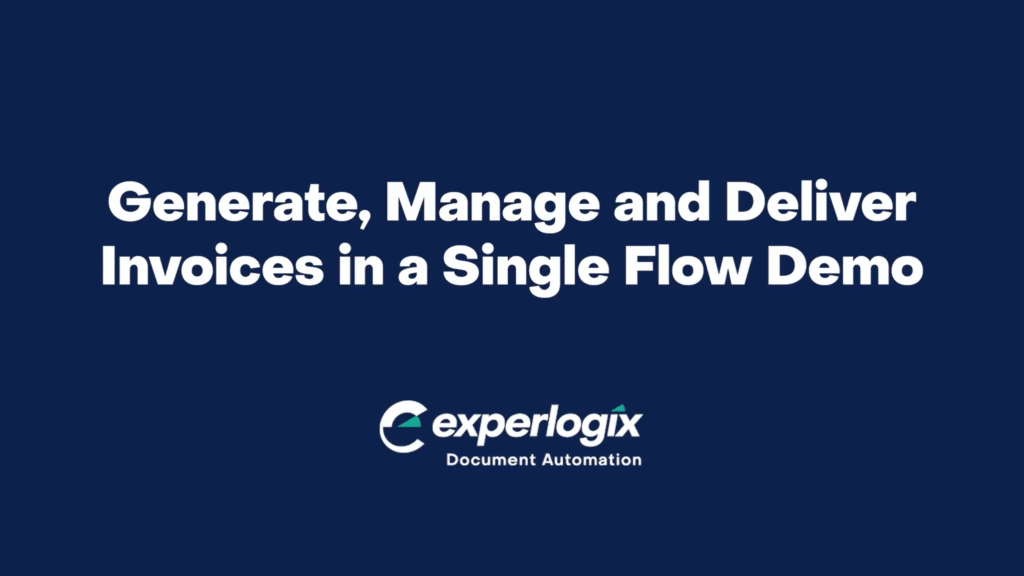 [Demo] Generate Manage and Deliver Invoices in a Single Flow