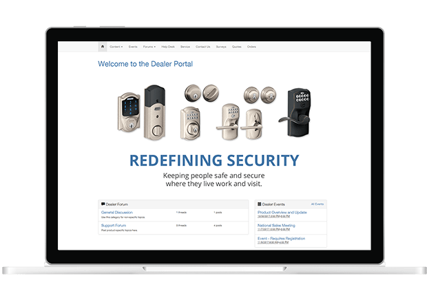 Experlogix Digital Commerce product screenshot in a laptop showing uniform management.