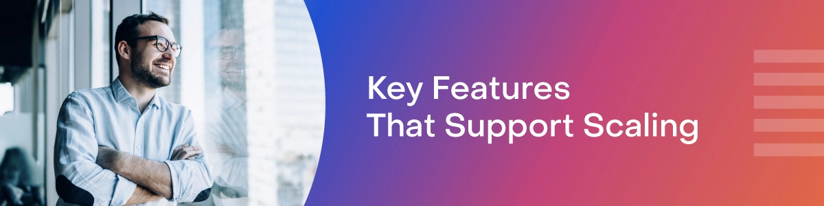 A business man crossing his arms with the text: 