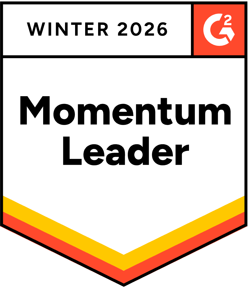 G2 Badge Winter 2026 - Momentum Leader