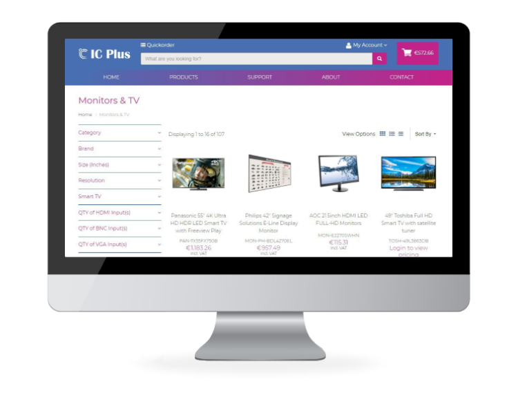 ERP integrated B2B eCommerce
