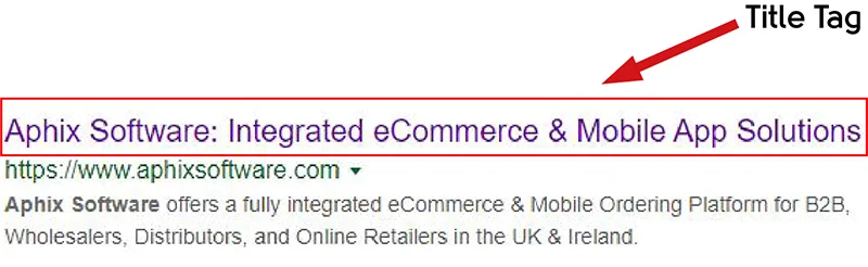 title tag example